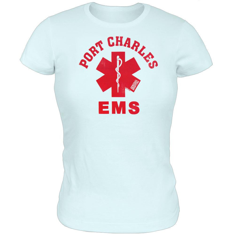 General Hospital - EMS Juniors T-Shirt Juniors T-Shirts General Hospital SM Blue