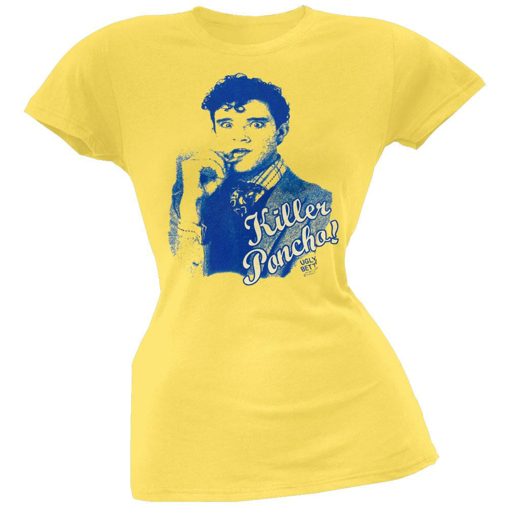 Ugly Betty - Killer Poncho Juniors T-Shirt Juniors T-Shirts Ugly Betty SM Yellow