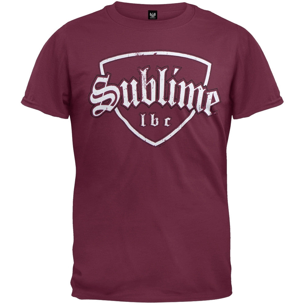 Sublime - Distressed Crest T-Shirt Men's T-Shirts Sublime   