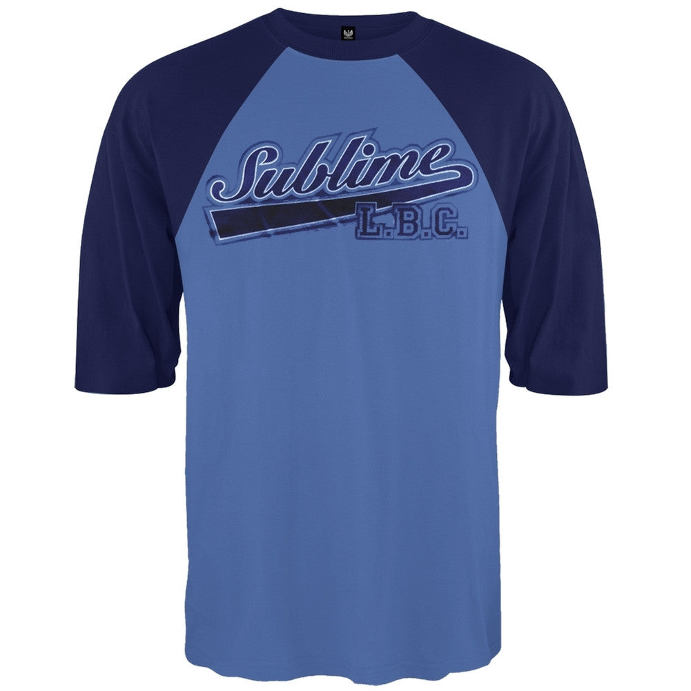 Sublime - LBC Logo Raglan Men's Raglans Sublime SM Blue 