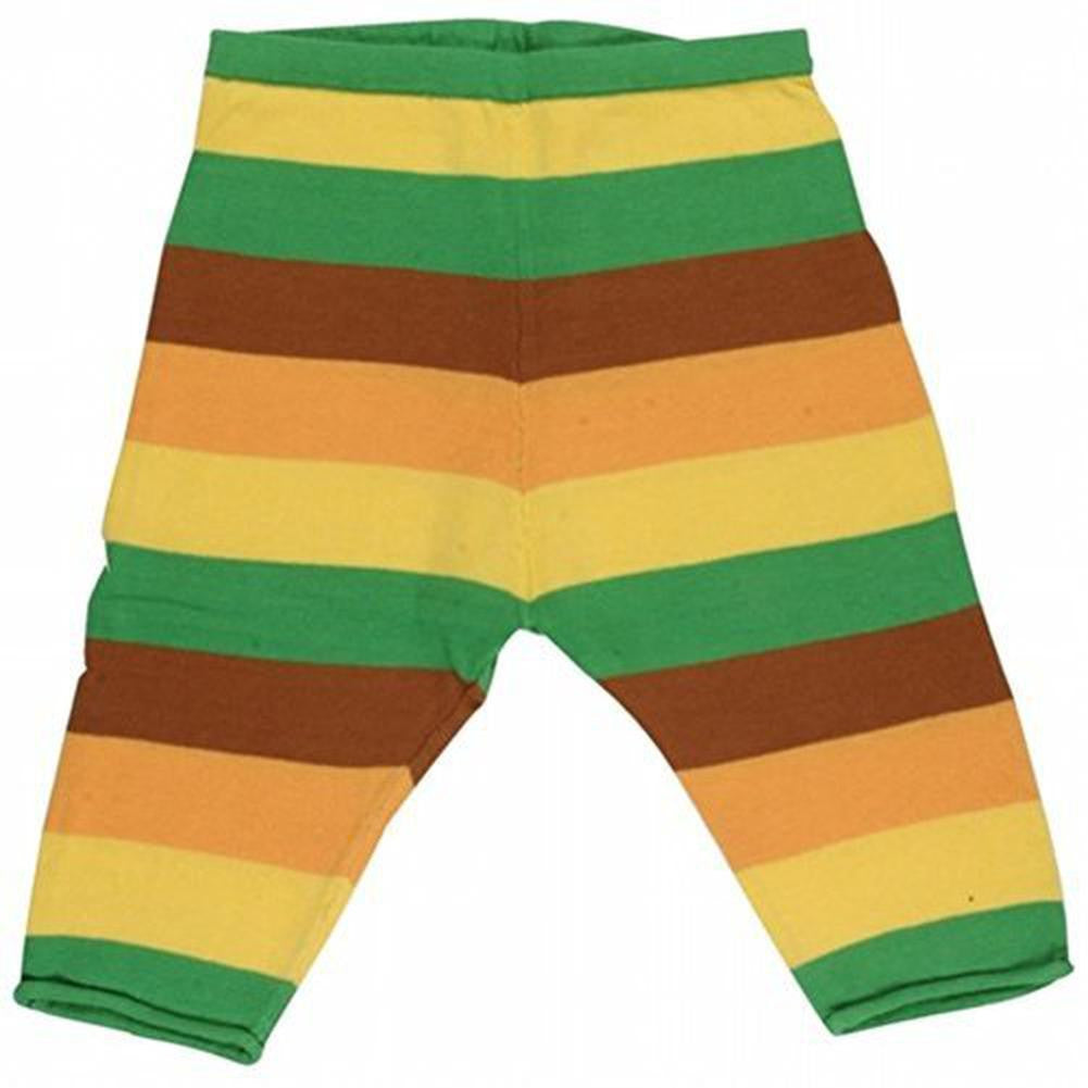 Happygreenbee - Organic Chocolate Stripe Youth Legging Youth Leggings Happygreenbee SM Multi 