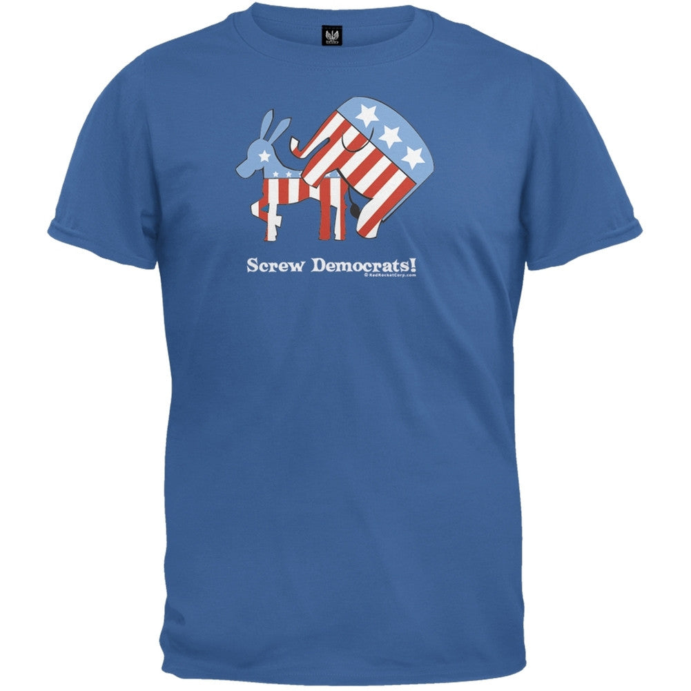 Screw Democrats T-Shirt Men's T-Shirts Old Glory   