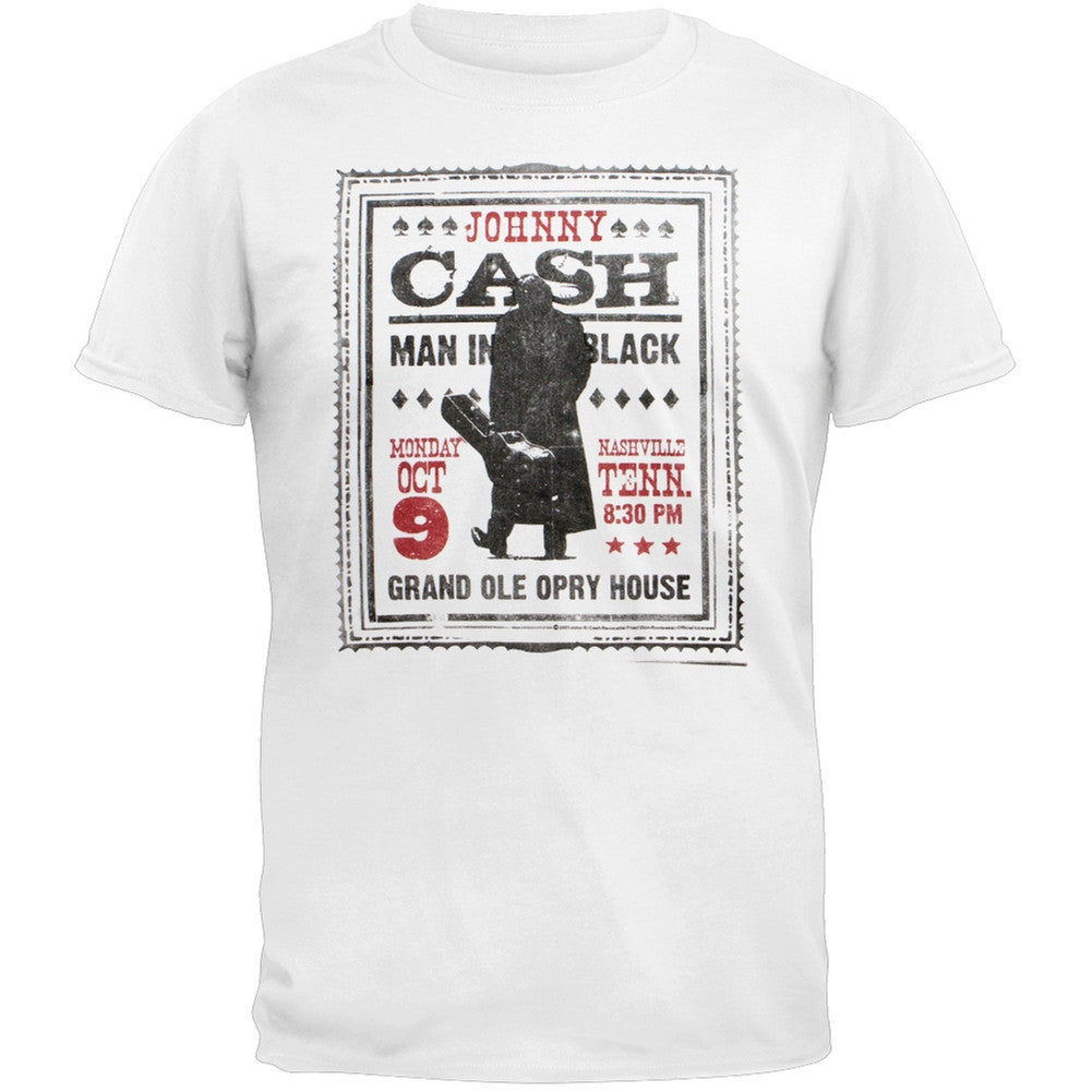 Johnny Cash - Nashville Adult T-Shirt Men's T-Shirts Johnny Cash   