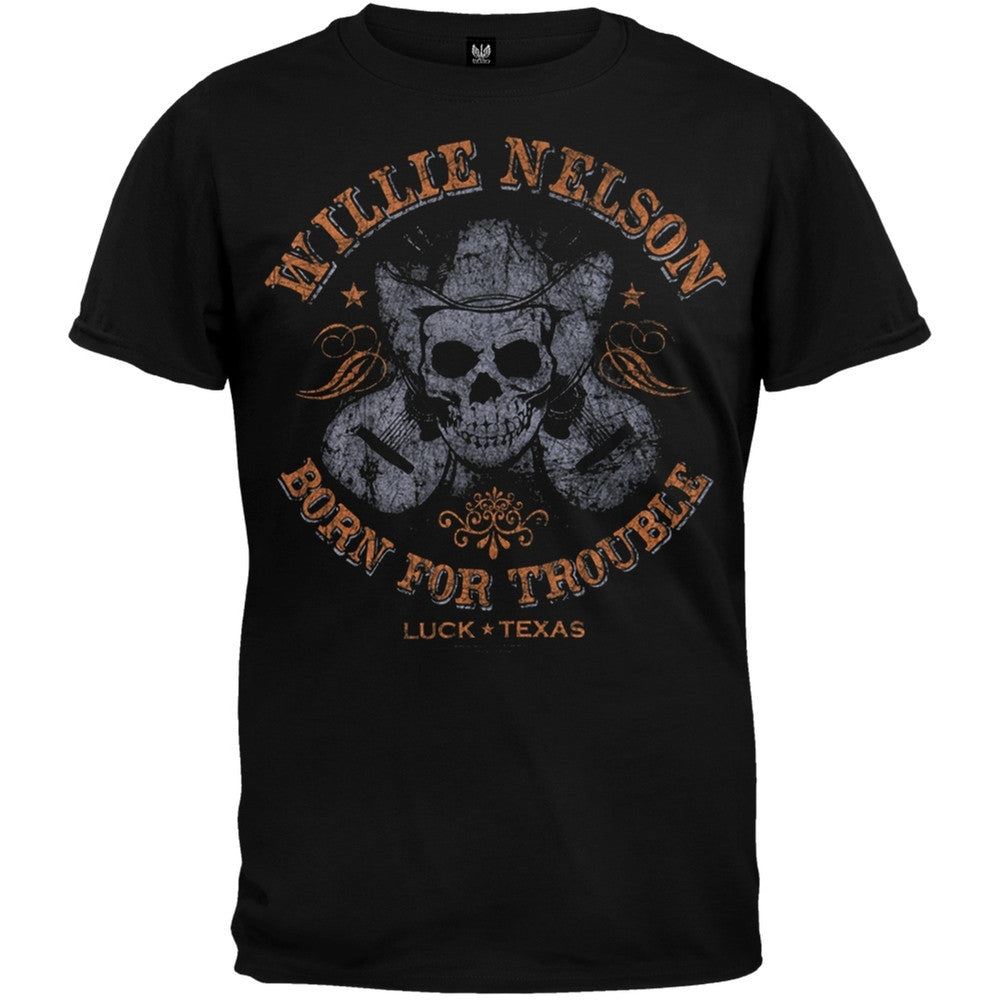 Willie Nelson - Dual Guitars T-Shirt Men's T-Shirts Willie Nelson   