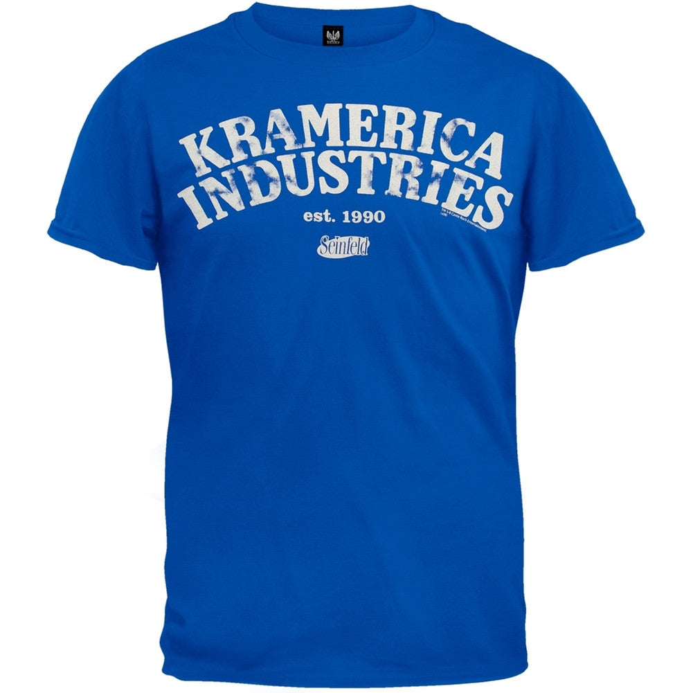 Seinfeld - Kramerica Industries T-Shirt Men's T-Shirts Seinfeld SM Blue 