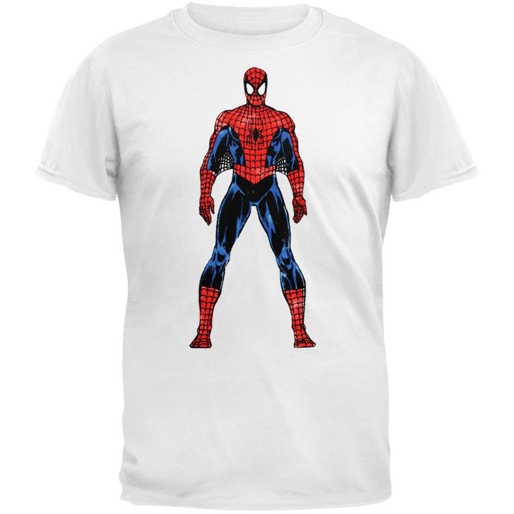 Spider-Man - Walk Solo Soft T-Shirt Men's T-Shirts Spider-Man MD White 