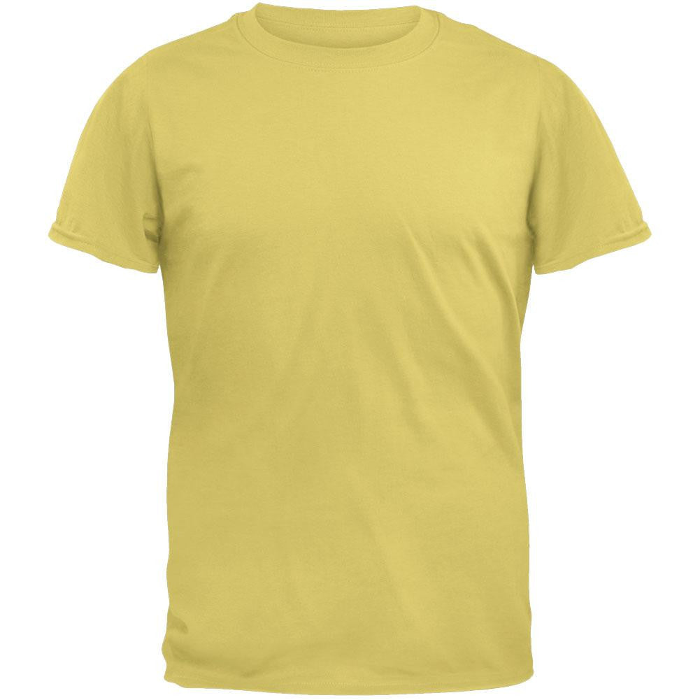 100% Organic Cotton Yellow Haze T-Shirt Men's T-Shirts Old Glory SM Yellow 