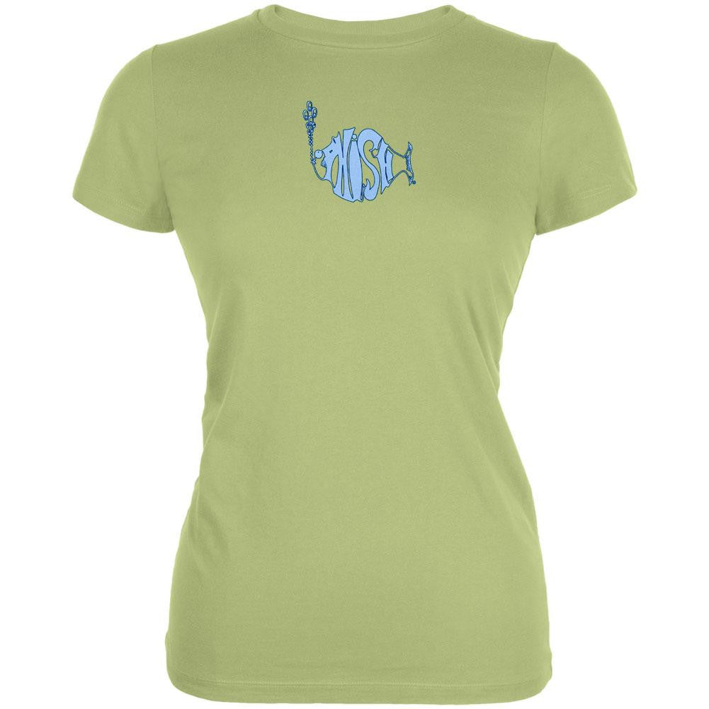 Phish - Logo Juniors T-Shirt Juniors T-Shirts Phish LG Green 