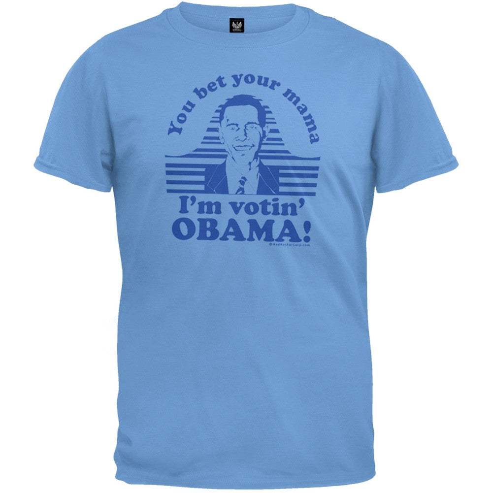 You Bet Your Mama Obama T-Shirt Men's T-Shirts Old Glory 2XL Blue 