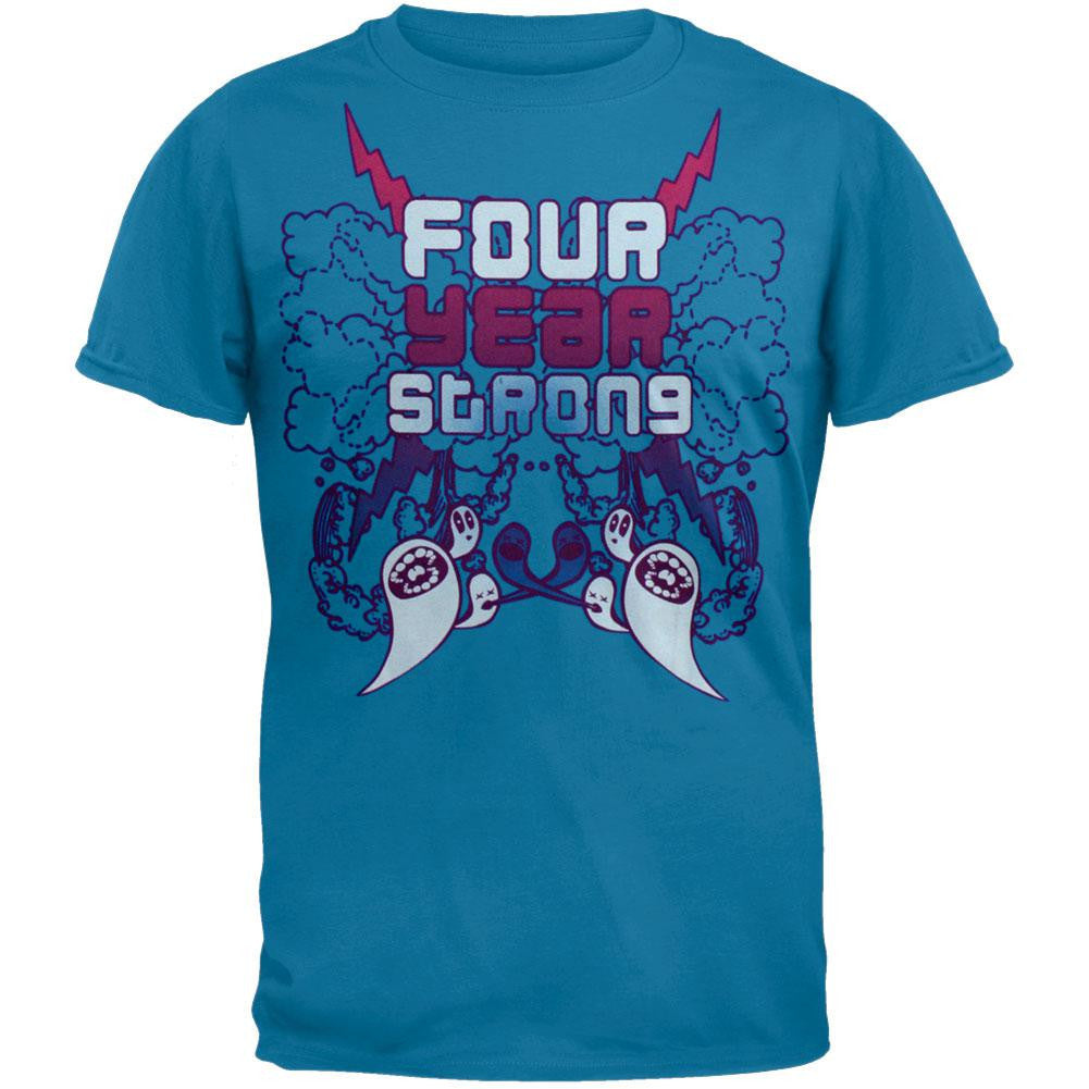 Four Year Strong - Clouds Youth T-Shirt Youth T-Shirts Four Year Strong LG Blue 