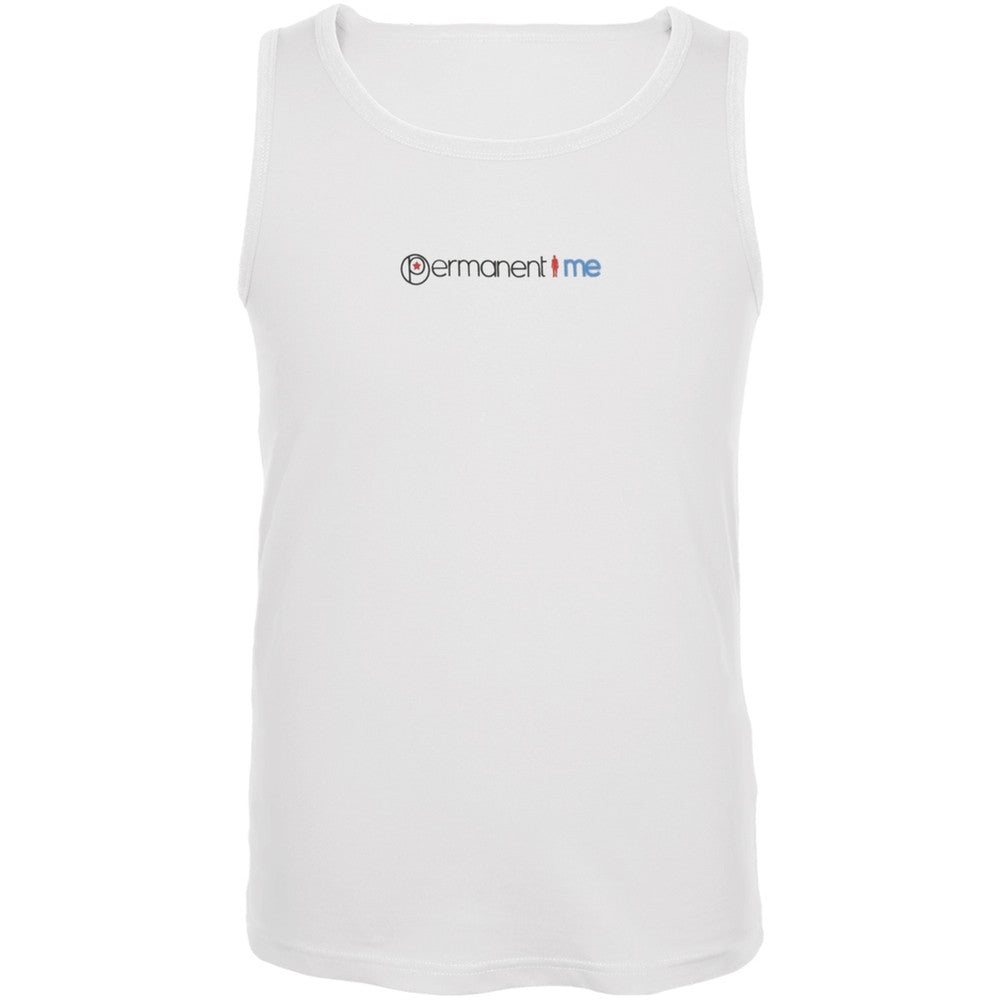 Permanent Me - Logo Tank Top Men's Tank Tops Permanent ME SM White 