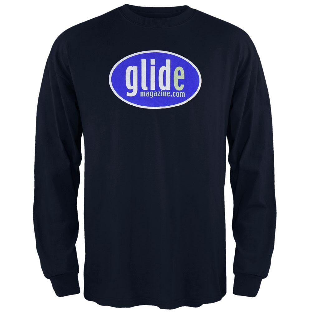 Glide - Logo Long Sleeve T-Shirt Men's Long Sleeves Old Glory LG Blue 