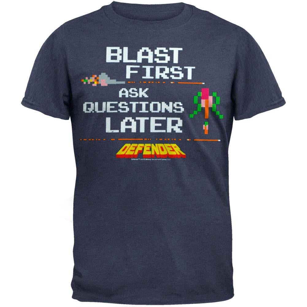 Defender - Blast First T-Shirt Men's T-Shirts Defender LG Dark Blue