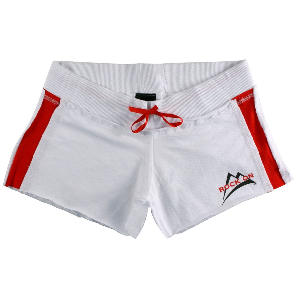 Coors Light - Logo Raw Edge Juniors Drawstring Shorts Juniors Shorts Coors MD White