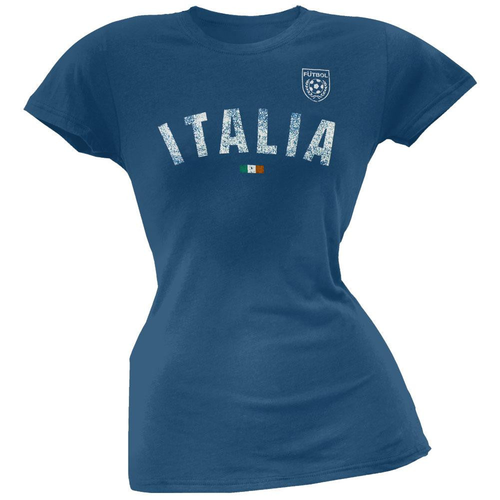 Italia Juniors Soccer T-Shirt Juniors T-Shirts Old Glory   