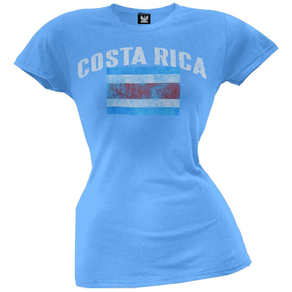 Costa Rica Royal Juniors Soccer T-Shirt Juniors T-Shirts Old Glory   