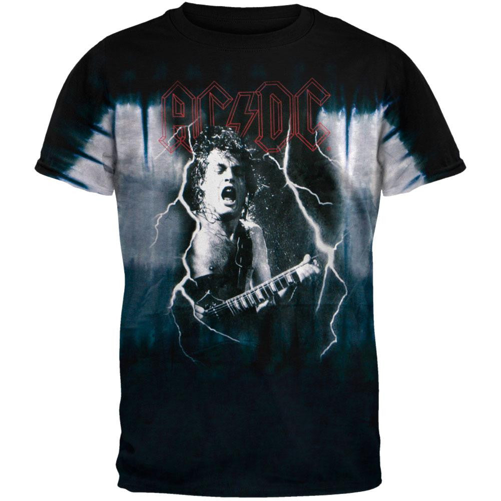 AC/DC - Angus Tie-Dye Adult T-Shirt Men's T-Shirts AC/DC MD