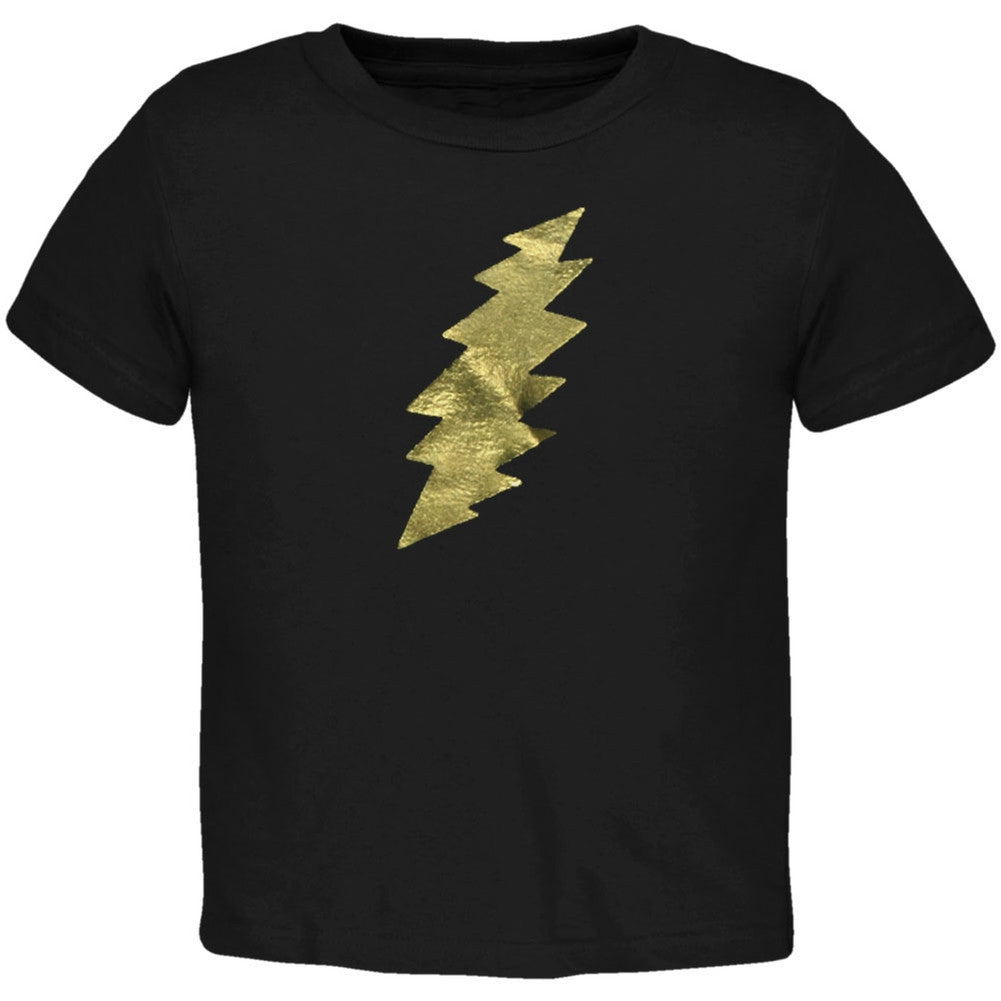 Grateful Dead - Black Bolt Toddler T-Shirt Toddler T-Shirts Grateful Dead 2T Black 