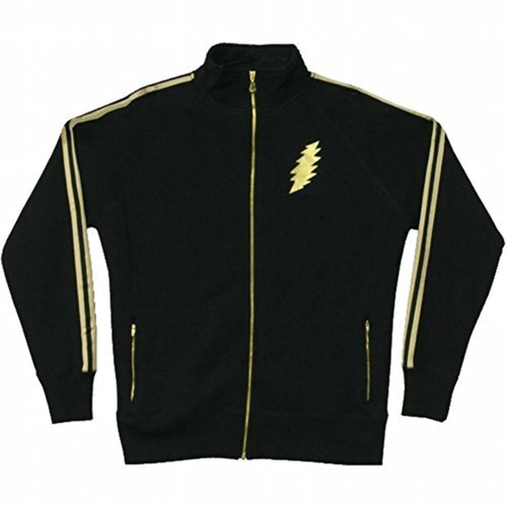 Grateful Dead - Black Bolt Juniors Track Jacket Juniors Jackets Grateful Dead SM Black