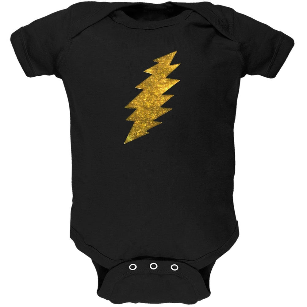 Grateful Dead - Bolt Baby One Piece Baby One Piece Grateful Dead 12 Black 