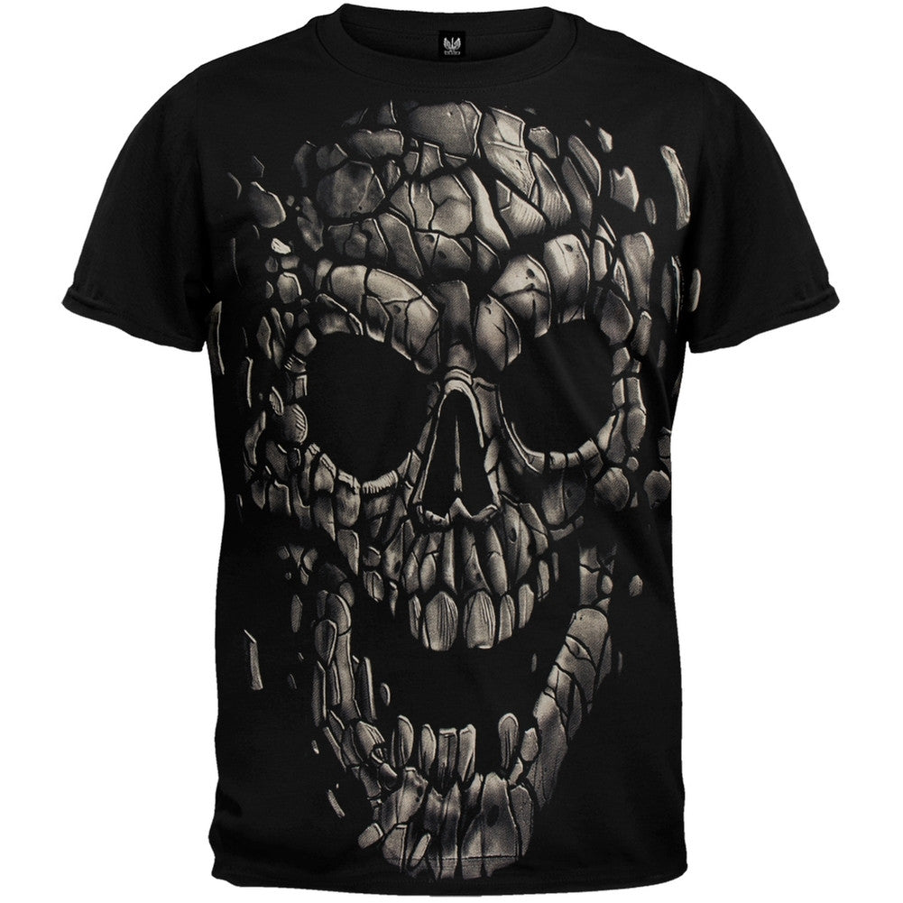 Stone Skull T-Shirt Men's T-Shirts Old Glory   