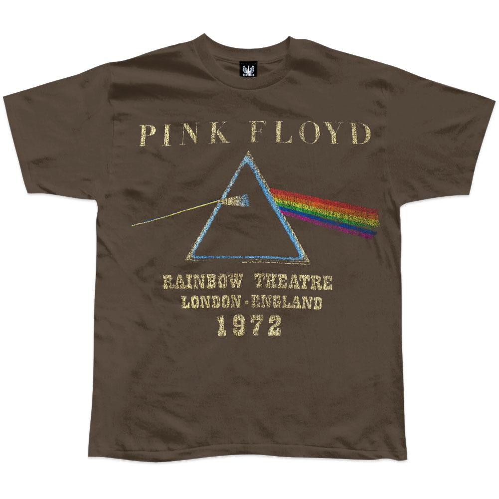 Pink Floyd - London 1972 Soft T-Shirt Men's T-Shirts Pink Floyd SM Brown 