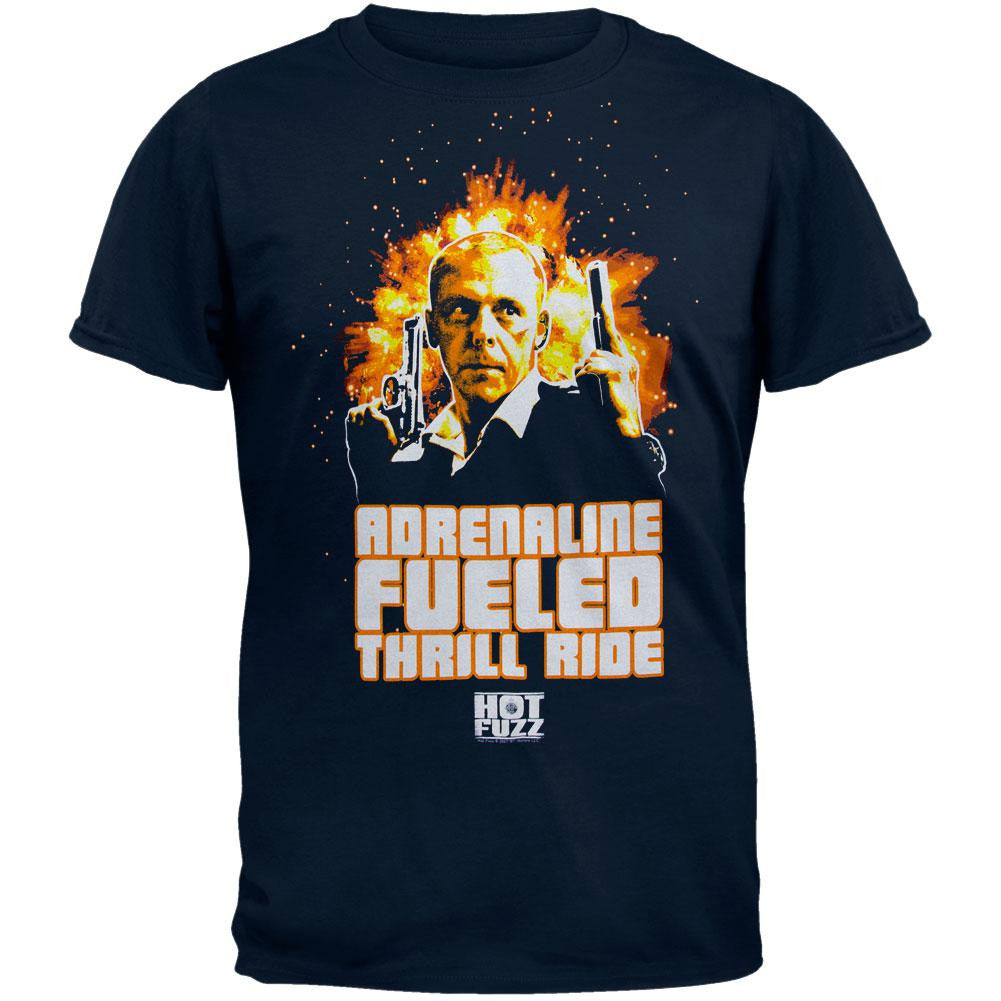 Hot Fuzz - Adrenaline Thrill Ride T-Shirt Men's T-Shirts Hot Fuzz MD Blue 