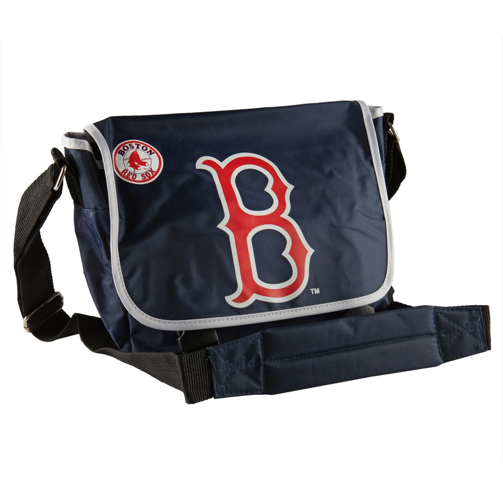 Boston Red Sox - Logo Navy Mini Messenger Bag Messenger Bags Old Glory OS Blue 