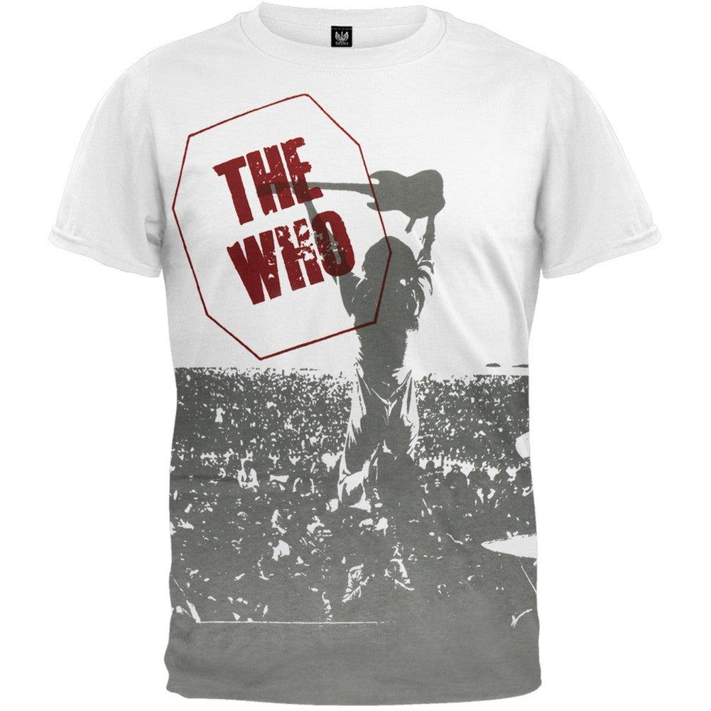 The Who - Live T-Shirt Men's T-Shirts The Who SM White