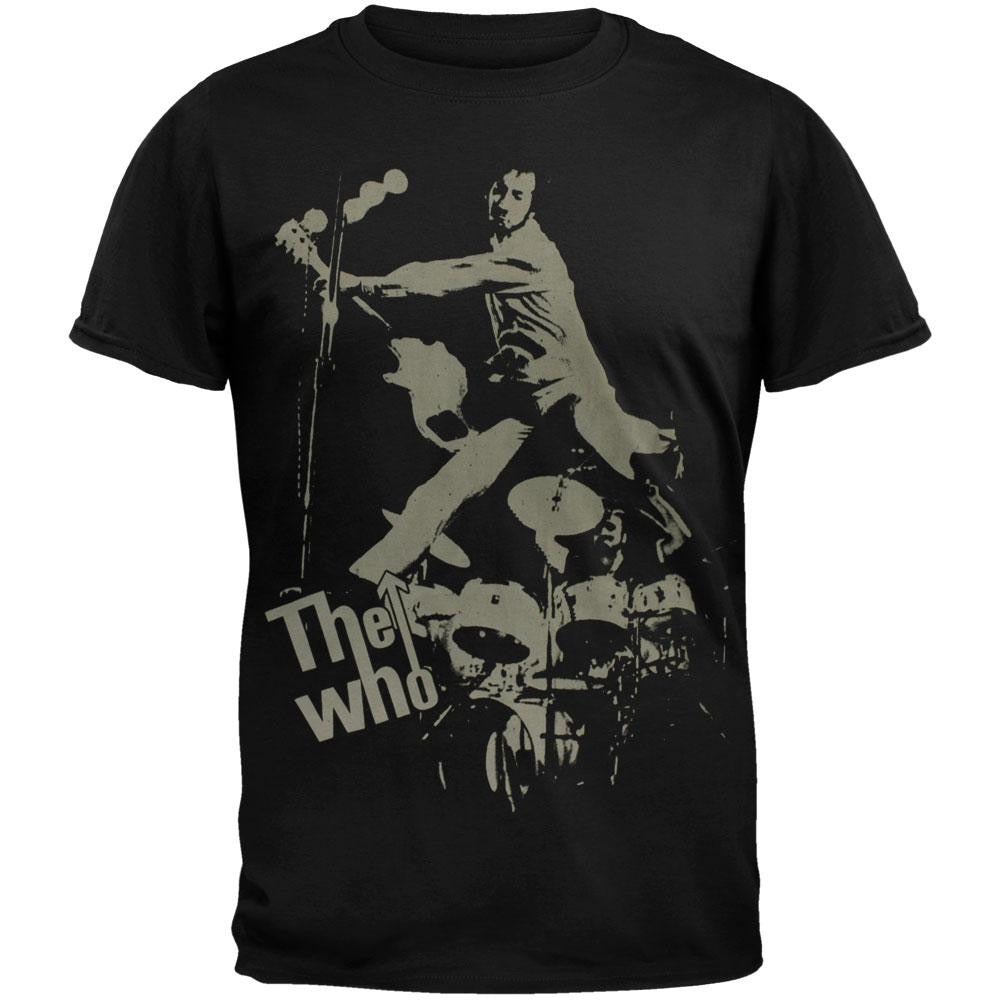 The Who - Flying High T-Shirt Men's T-Shirts The Who SM Black 