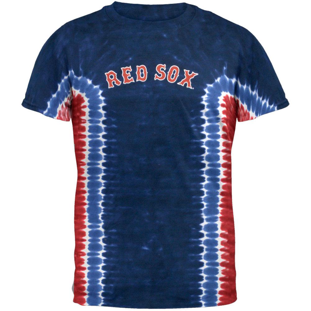 Boston Red Sox - Jason Varitek #33 Tie Dye T-Shirt Men's T-Shirts Boston Red Sox 2XL Blue 