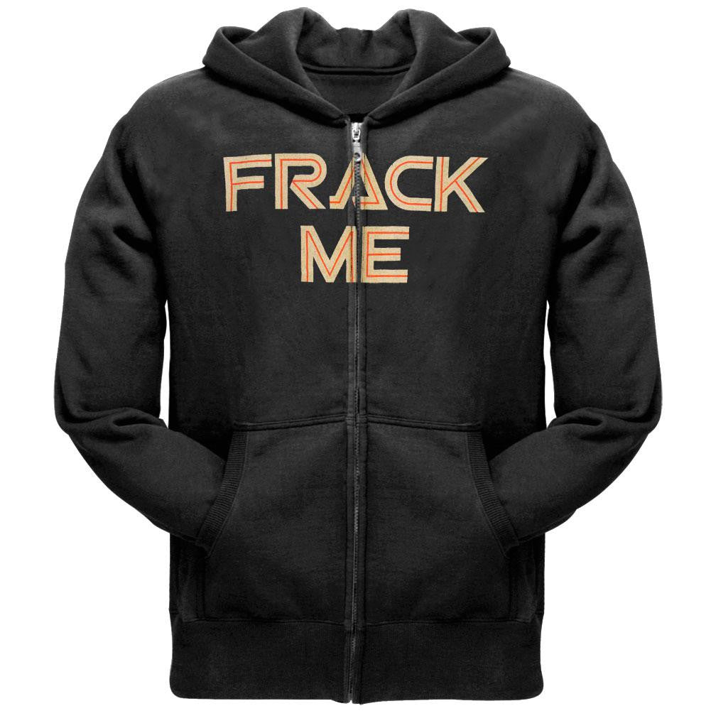 Battlestar Galactica - Frack Me Zip Hoodie Men's Hoodies Battlestar Galactica SM Black 