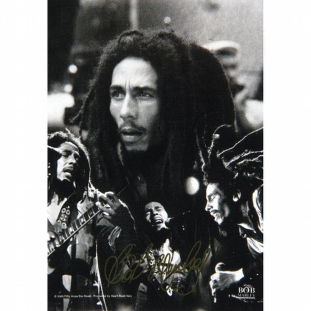 Bob Marley - Photo Collage Tapestry Tapestries Old Glory   