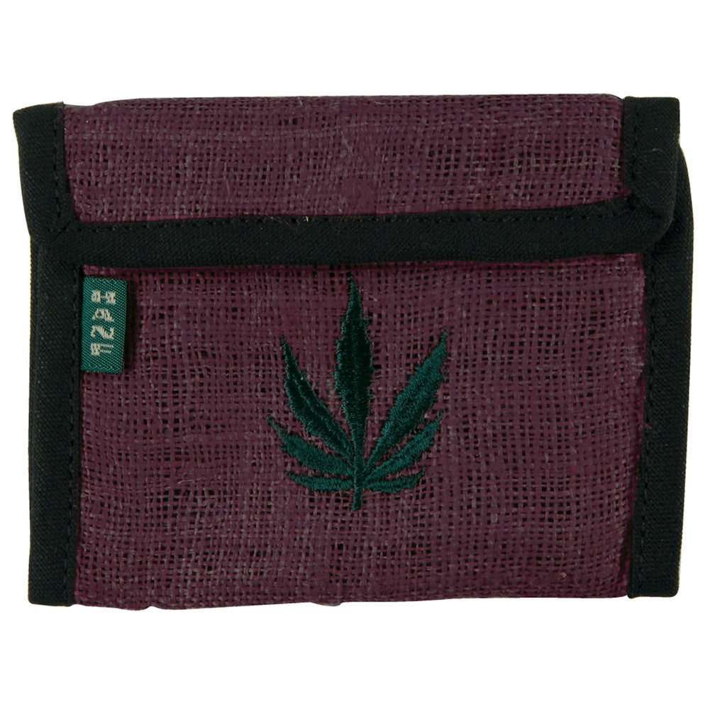 Pot Leaf Logo Rose Hemp Wallet Wallets Old Glory   