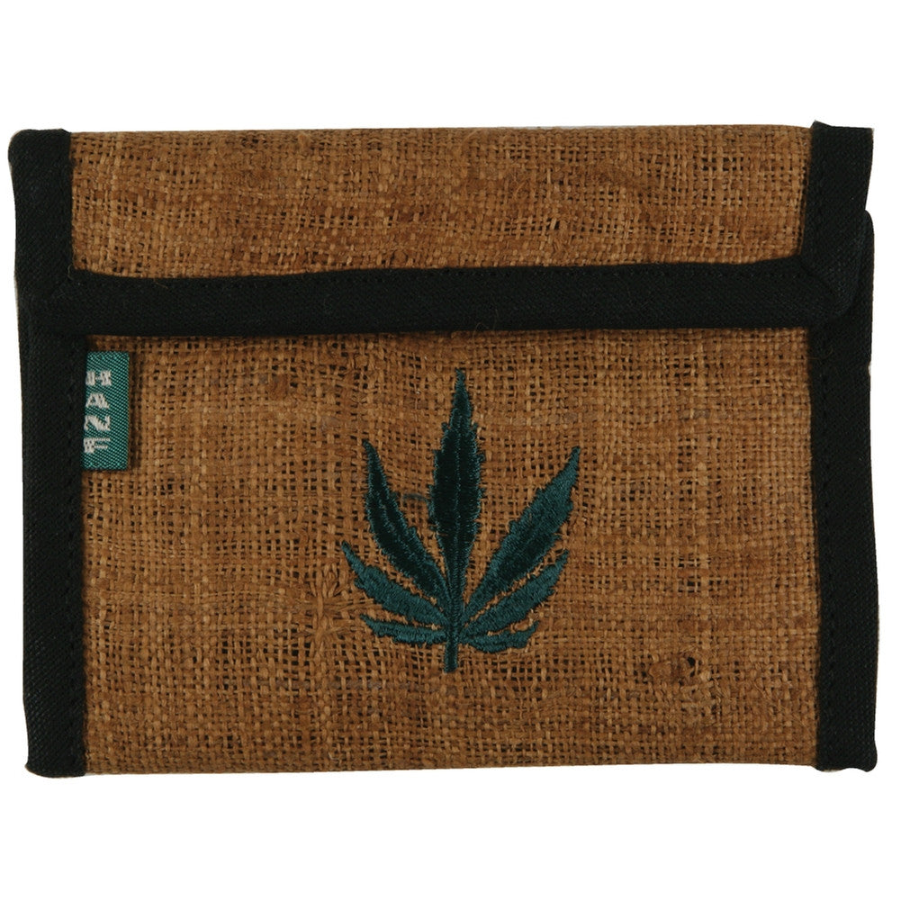 Pot Leaf Logo Rust Hemp Wallet – Old Glory