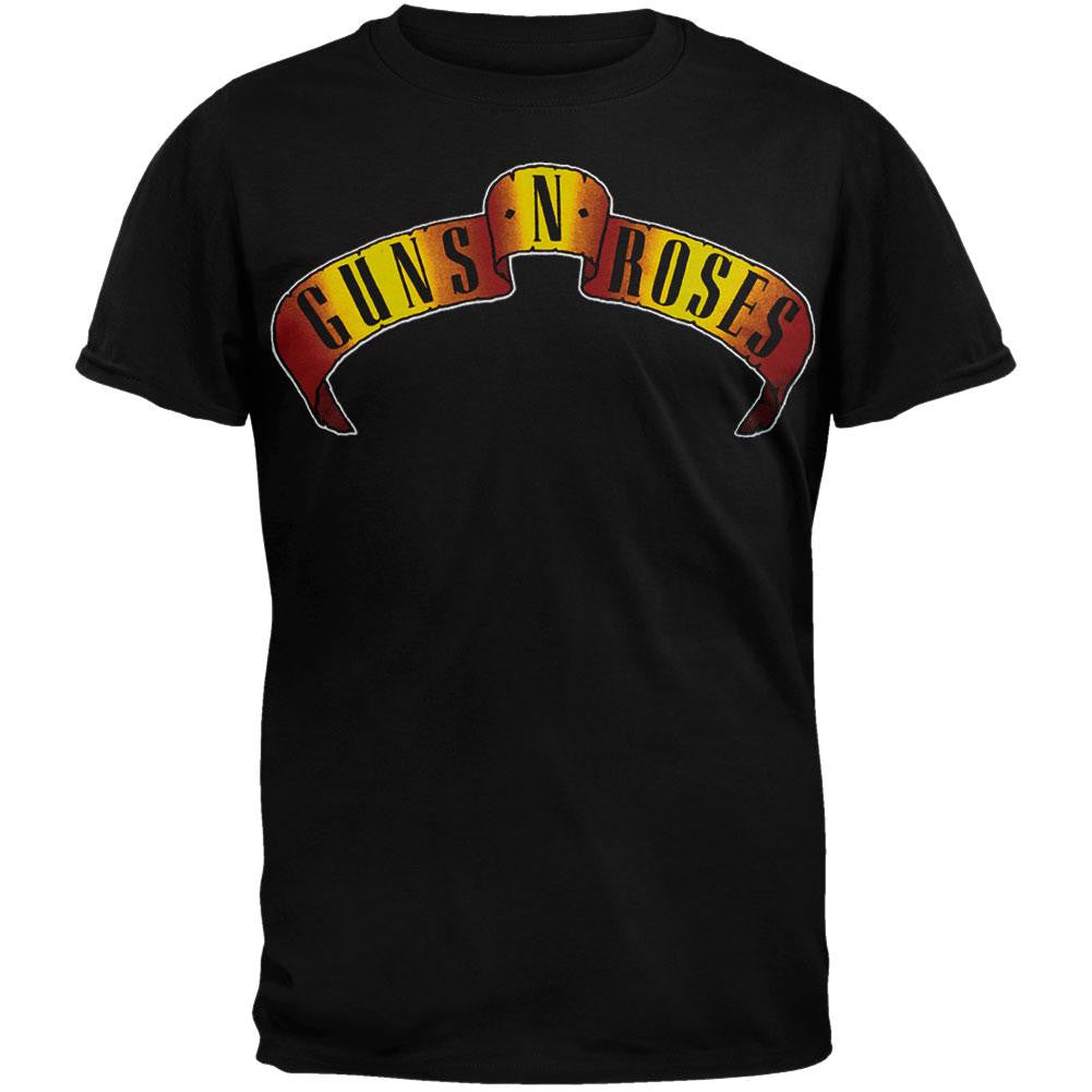 Guns N Roses - Banner T-Shirt Men's T-Shirts Guns N' Roses LG Black 