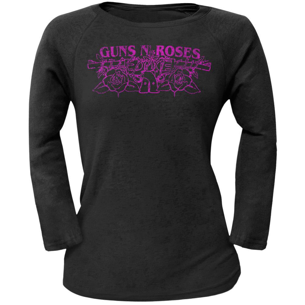 Guns N Roses - Pink Guns Juniors Thermal Juniors Thermals Guns N' Roses LG Black 