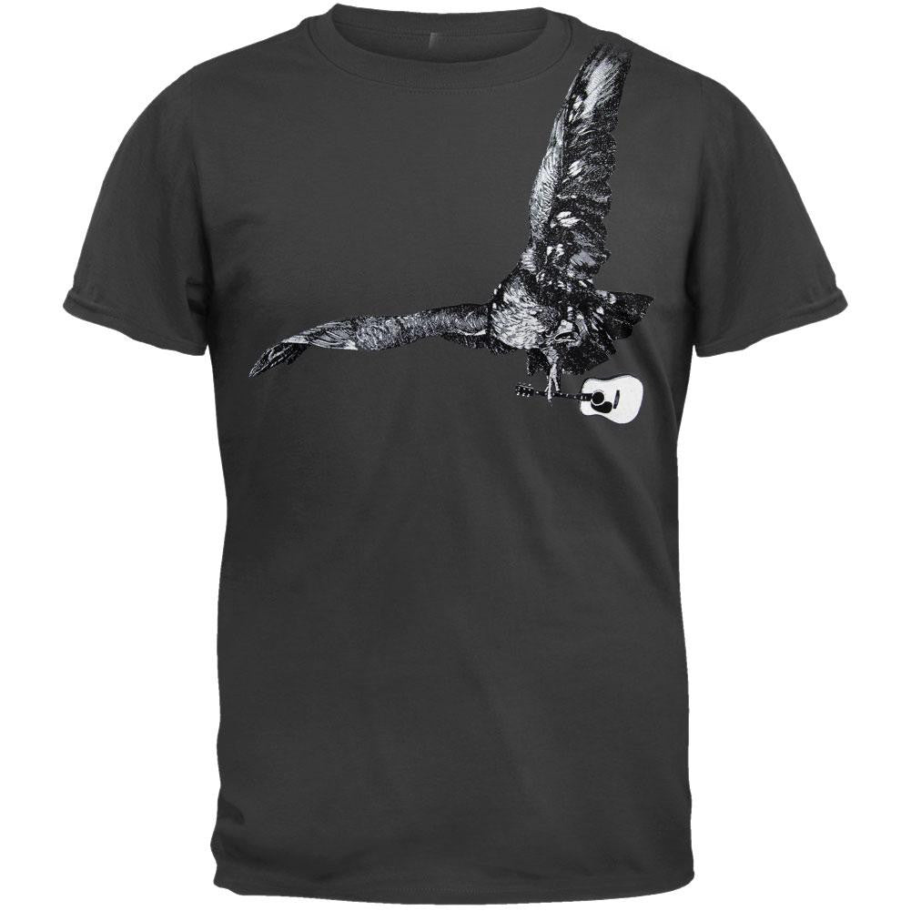 Everytime I Die - Bird With Guitar T-Shirt Men's T-Shirts Every Time I Die SM Grey 