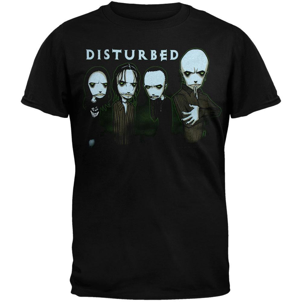 Disturbed - Midnight T-Shirt Men's T-Shirts Disturbed SM Black 