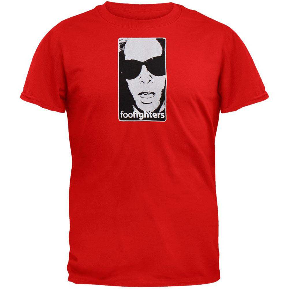 Foo Fighters - Taylor Head T-Shirt Men's T-Shirts Foo Fighters SM Red 