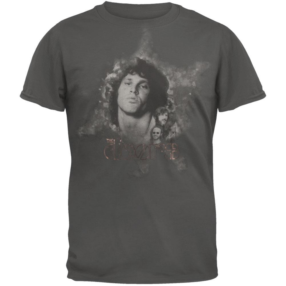 The Doors - Space Soft T-Shirt Men's T-Shirts The Doors LG Grey 