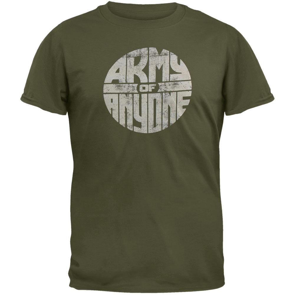 Army Of Anyone - Discharge Logo T-Shirt Men's T-Shirts Army of Anyone SM Green 