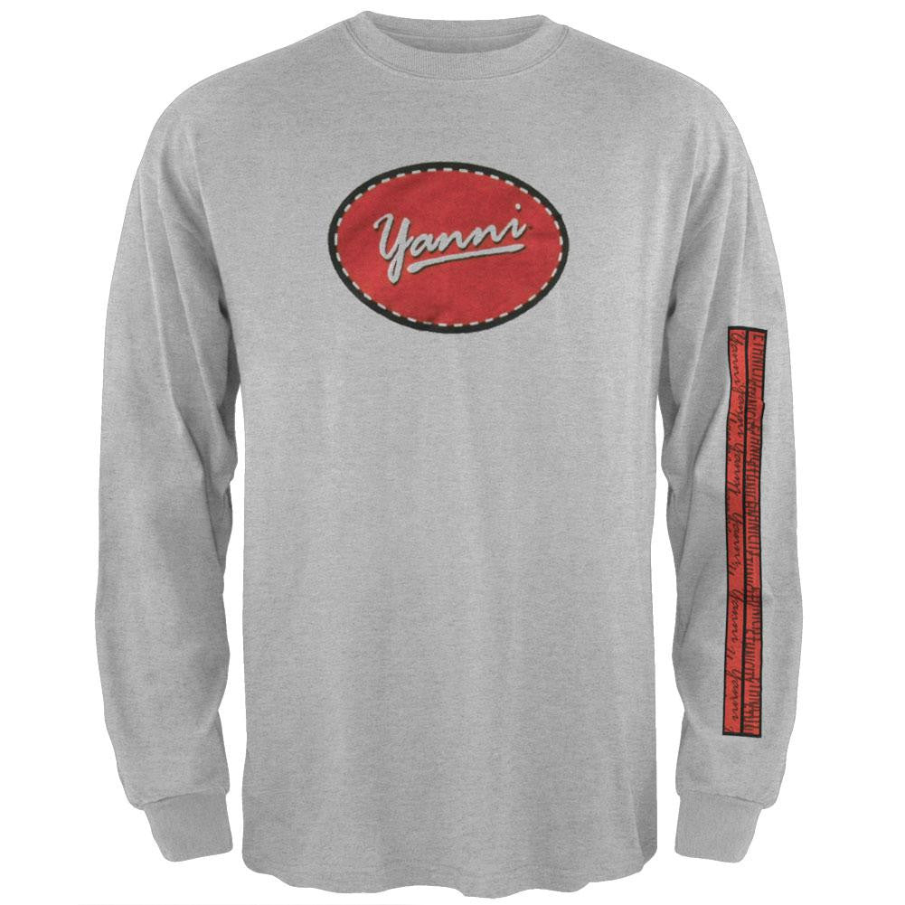 Yanni - Ethnic Long Sleeve Men's Long Sleeves Yanni MD Grey