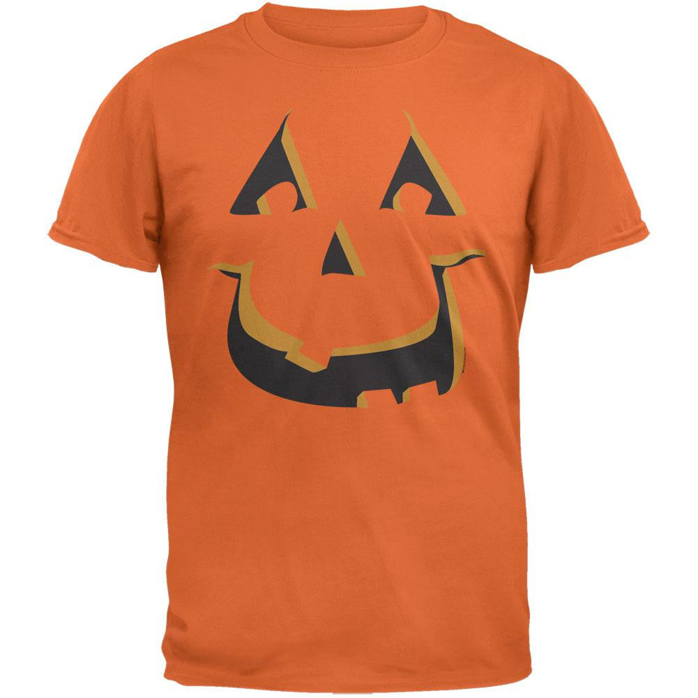 Halloween Costume Goofy Jack-O-Lantern Pumpkin Face Mens Costume T Shi ...