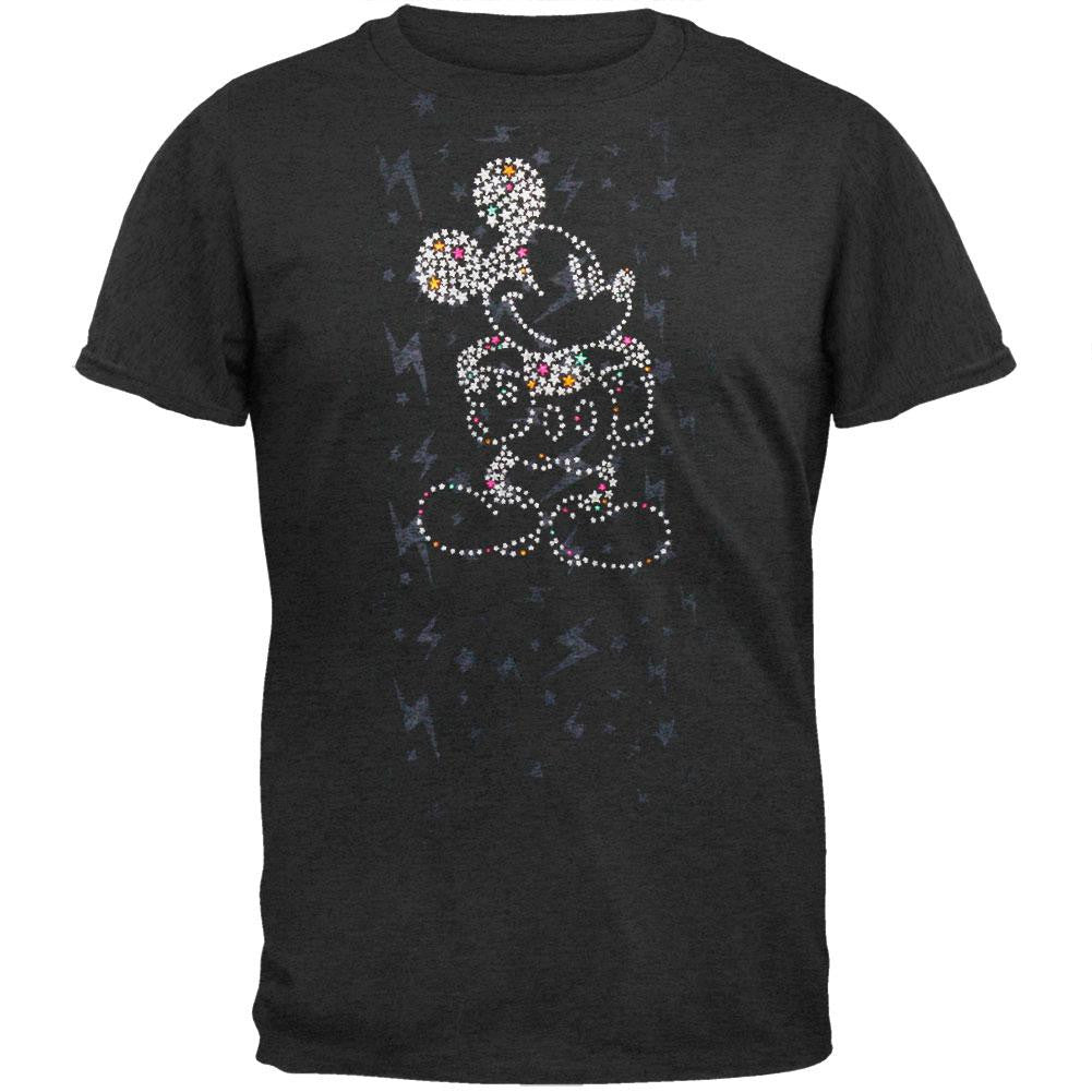 Mickey Mouse - Star T-Shirt Men's T-Shirts Mickey Mouse MD Black 