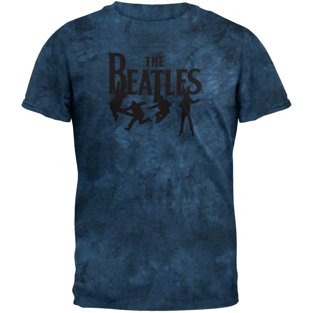 Beatles - Free Fall Tie Dye T-Shirt Men's T-Shirts The Beatles 2XL Blue 