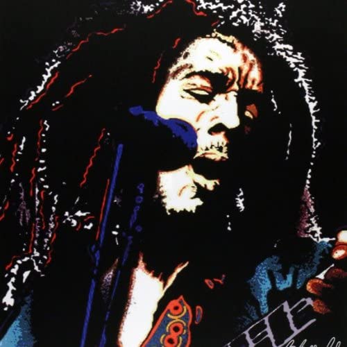 Bob Marley - Electric Medium Canvas Print Canvas Art Old Glory   