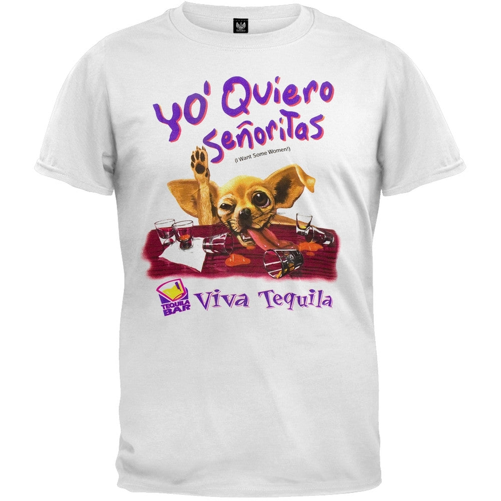 Yo Quiero Senoritas T-Shirt Men's T-Shirts Old Glory   