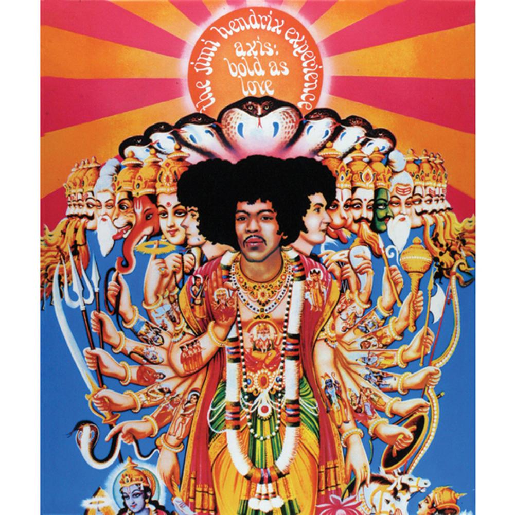 Jimi Hendrix - Axis Medium Canvas Print Canvas Art Old Glory   