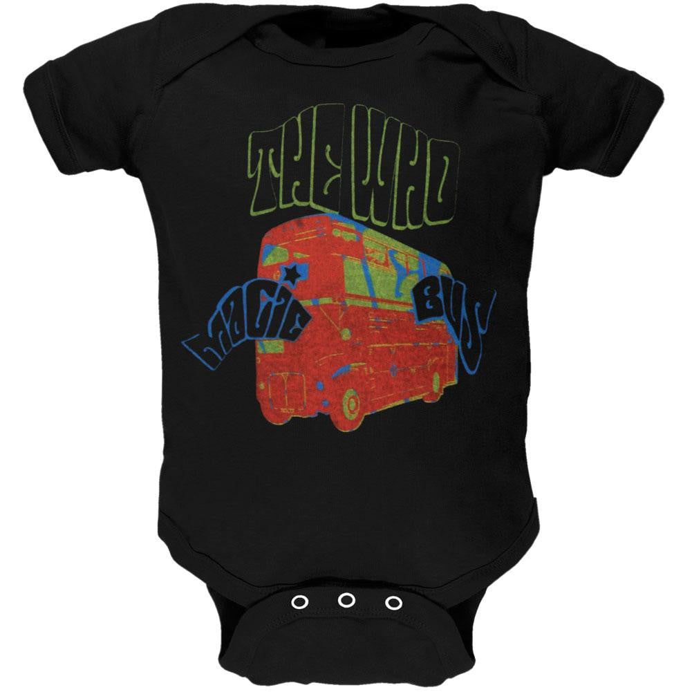 The Who - Magic Bus Baby One Piece Baby One Piece The Who 18 Black 